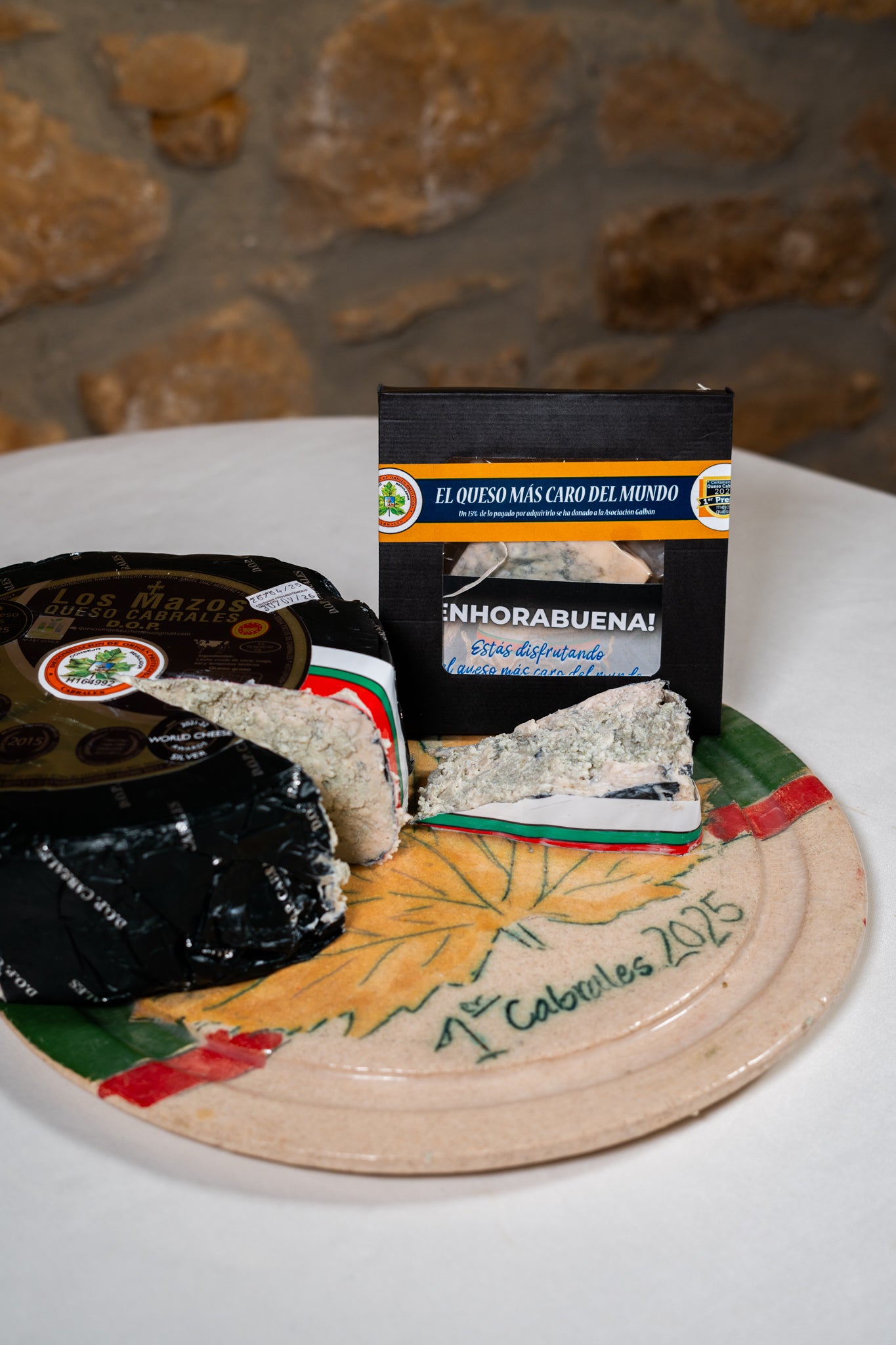 Cuña de Queso Cabrales más caro del mundo
